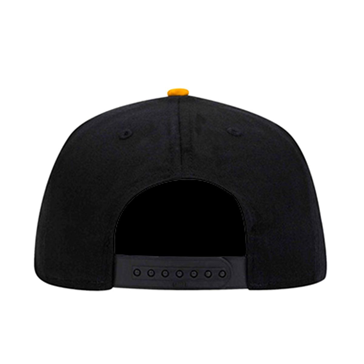 Pins & Bones Hellbound Hat, Hell Bound Cap, Black & Yellow Gothic Snapback Hat, One Size Fits All