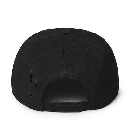Pins & Bones Ungodly Goth Hat, Alternative Fashion, Black Gothic Snapback Hat, One Size Fits All