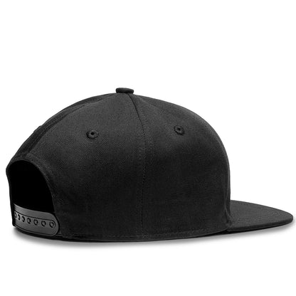 Pins & Bones Sinner Goth Hat Alternative Fashion Black Snapback Hat