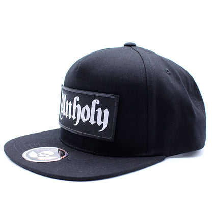 Pins & Bones Unholy Gothic Snapback Hat: One Size Fits All, Perfect for Alternative Fashion