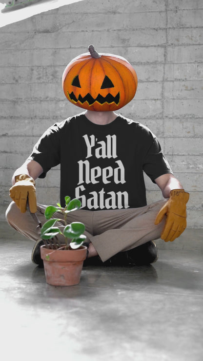 Y'all Need Satan Shirt, Satanic T Shirt, Satan Loves Me, Goth Occult Alt Clothing, Satanism Occult Shirt